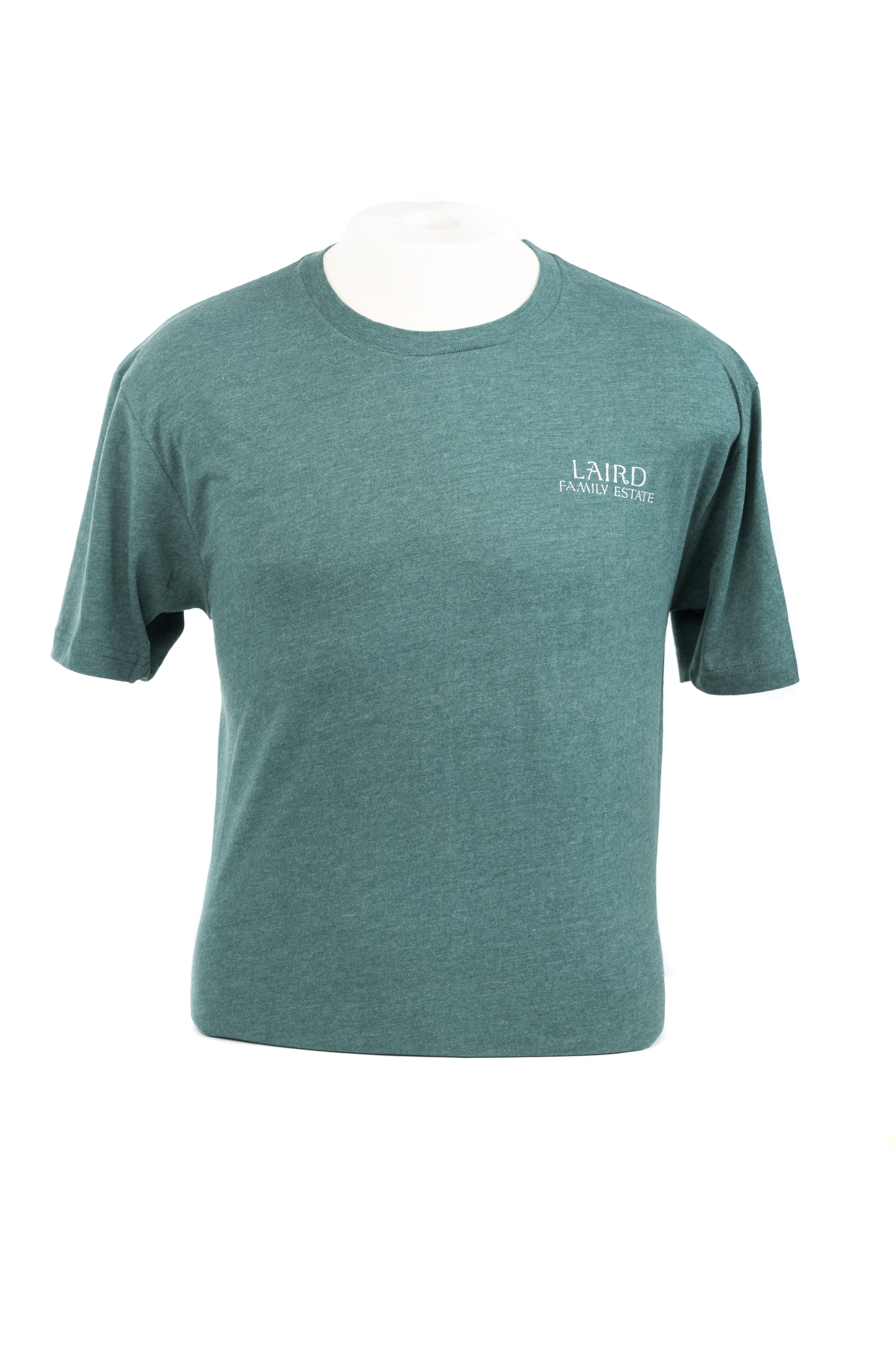 Product Image for Men's Sueded Crew Neck T-Shirt - Heather Forest Green
